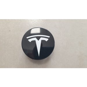 Tesla kerékközép fekete-fehér