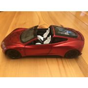 Tesla modelautó  Roadster 1:24 bordó