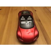 Tesla modelautó  Roadster 1:24 bordó