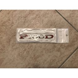 Tesla felirat P100D króm