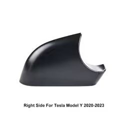 Tesla Model Y alsó tükörburkolat, matt fekete jobbos